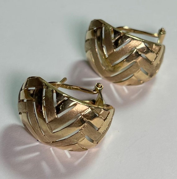 Andrea Candela CJI 14k Hoop Earrings