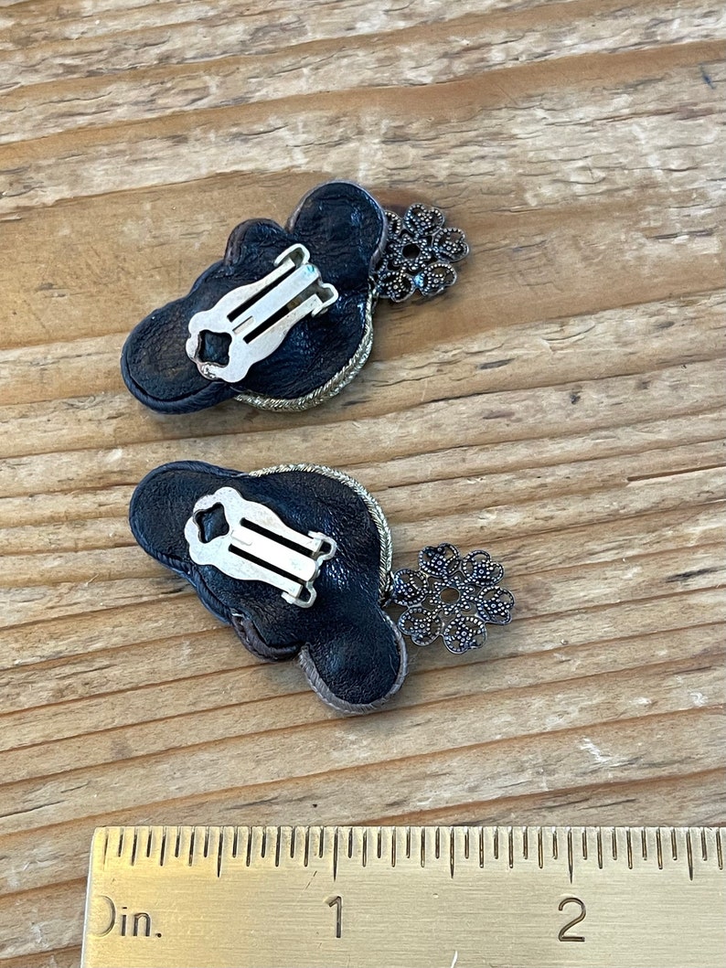 Dori Csengeri Textile Cord and Bead Clip On Earrings image 5