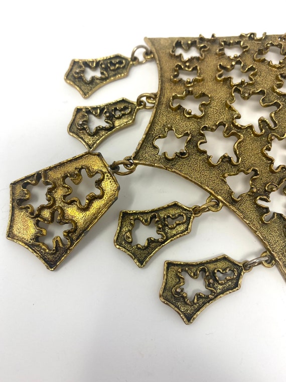 Goldette Monumental Brutalist Necklace