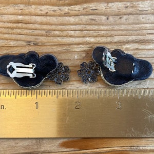 Dori Csengeri Textile Cord and Bead Clip On Earrings image 6