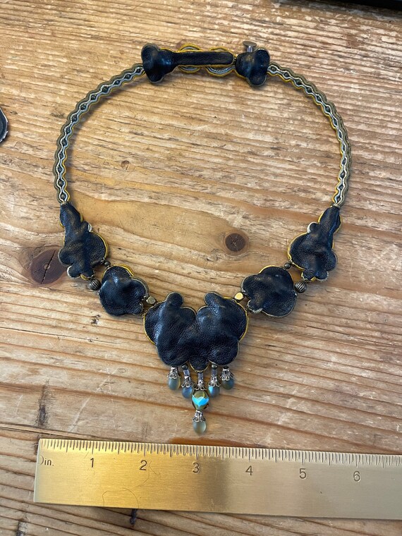 Dori Csengeri Textile Cords and Beads Necklace - image 5