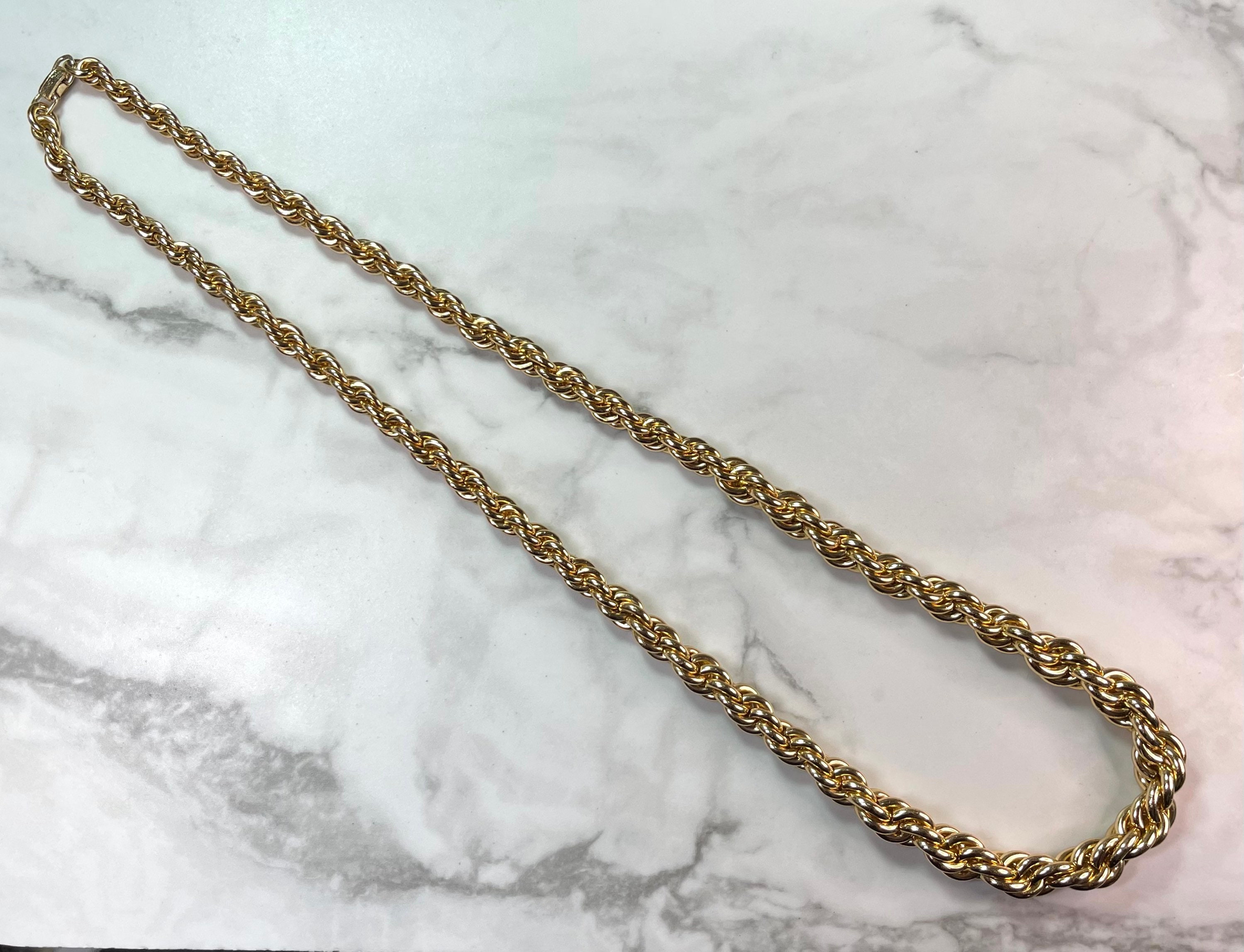 Christian Dior 1973 Gold Plated Chain 32 Inches - Etsy