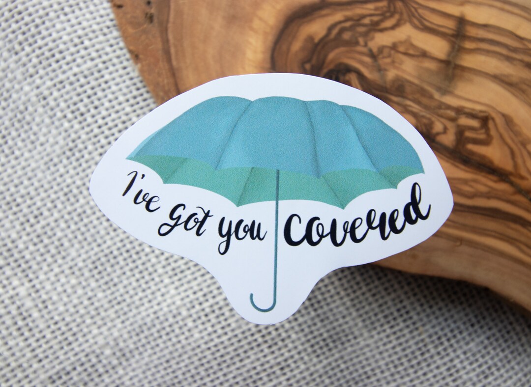 Umbrella Pun Sticker Umbrella Vinyl Sticker Die Cut Vinyl Etsy