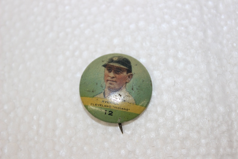 1932 #12 Cleveland Indians Pin Earl Averill