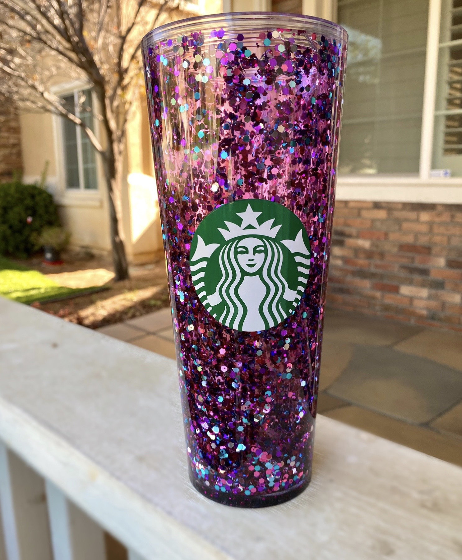 Starbucks Red Glitter Snow Globe Tumbler - Whimsikettle