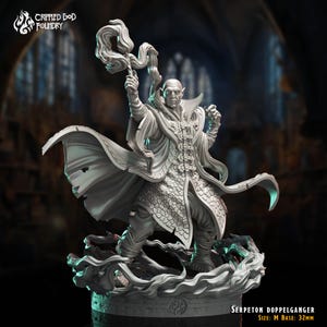Serpeton doppelganger | miniature for fantasy rpg tabletop games, 28-32 mm scale