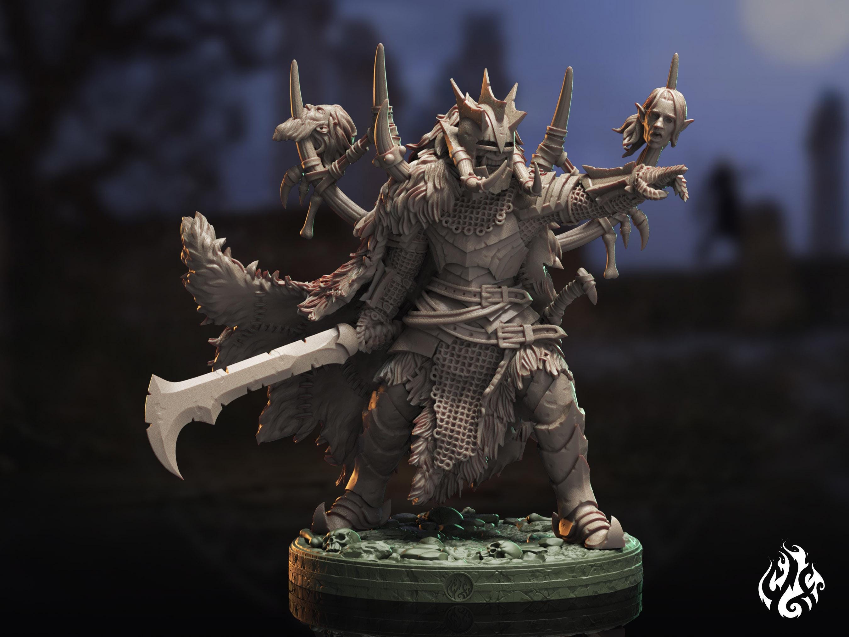 〔メタルフィギュア〕ウォーハンマー「オークウォーロード&ワイヴァーン」 71nU83M3orL._AC_UF350,