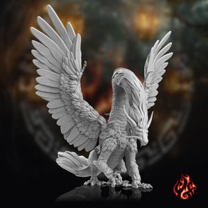 Fey Dragon | miniature for fantasy rpg tabletop games, 28-32 mm scale | F42