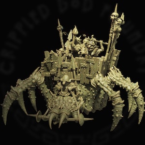 Goblin War Spider | miniature for fantasy rpg tabletop games, 28-32 mm scale | F565