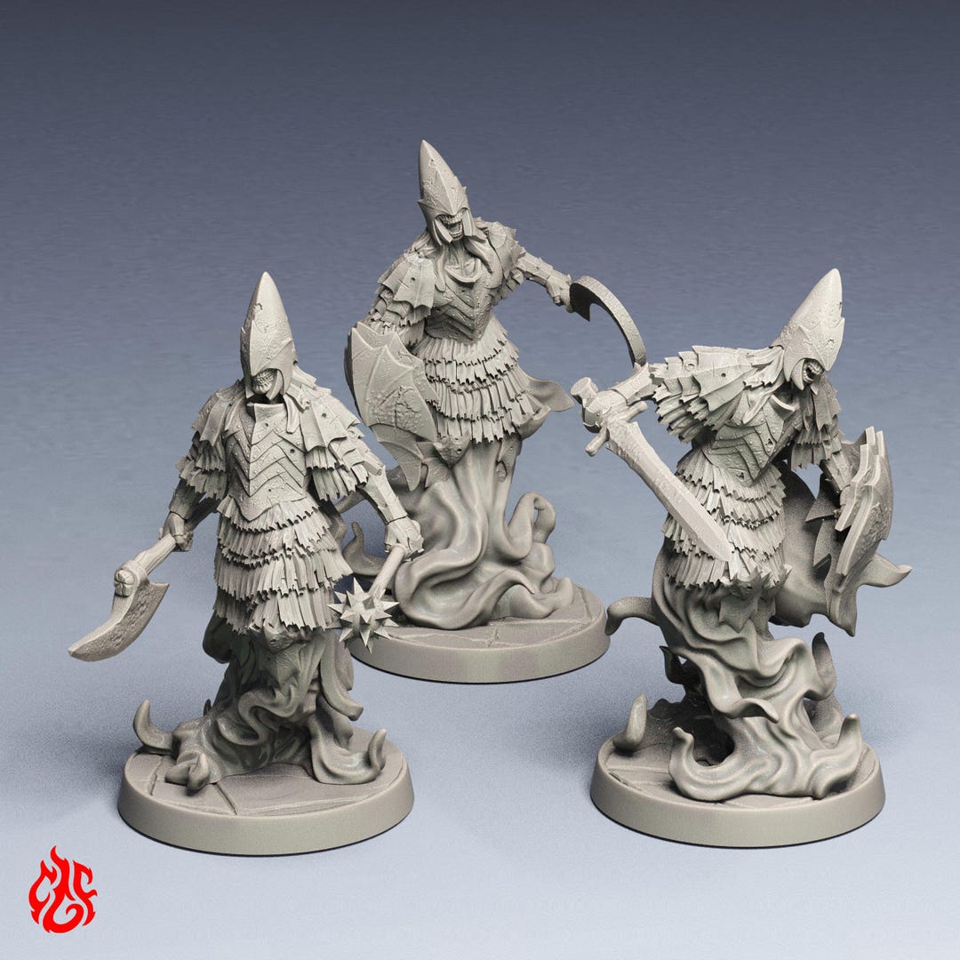 Wraith Tabletop Wraith Soldiers | RPG Miniatures for Dnd Tabletop Wargames | 32 Mm ...
