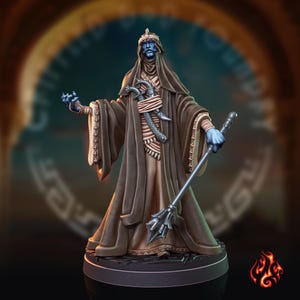 Emir vampire  | miniature for fantasy rpg tabletop games, 28-32 mm scale | F195