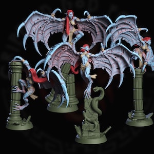 Vampire Spawns | miniature for fantasy rpg tabletop games, 28-32 mm scale | F554