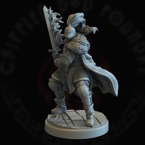 Knight | miniature for fantasy rpg tabletop games, 28-32 mm scale
