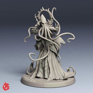 Mind Flayer Miniature: Vephingar, Will of the Void -32 mm scale  RPG Scale | F479