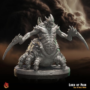 Duriel Lord of Pain | miniature for fantasy rpg tabletop games, 28-32 mm scale | F678
