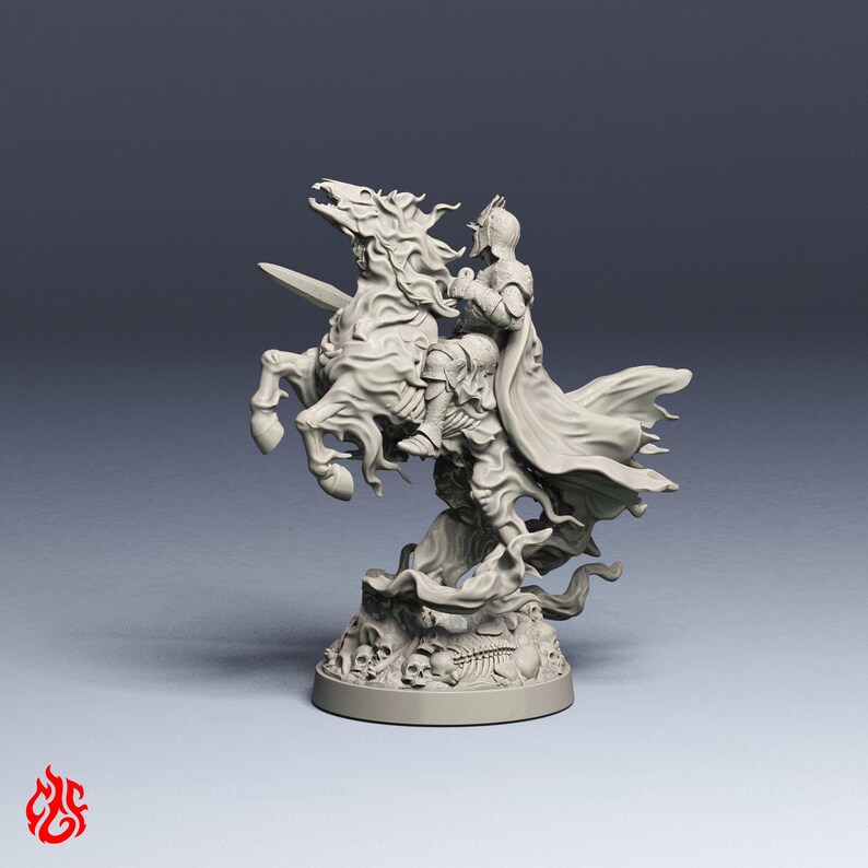Wraith Tabletop Wraith Knight | RPG Miniatures for Dnd Tabletop Wargames | 32 Mm Scale ...