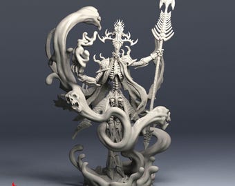 Avatar of Death | RPG miniatures for DnD tabletop wargames | 32 mm scale | F391  | Halloween