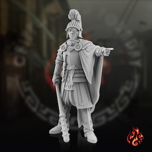 City Guard Captain| miniature for fantasy rpg tabletop games, 28-32 mm scale