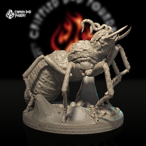 Ant Queen | miniature for fantasy rpg tabletop games, 28-32 mm scale | F824