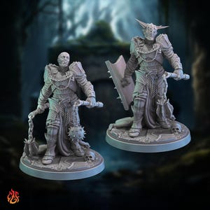Deathbringers | miniature for fantasy rpg tabletop games, 28-32 mm scale | F95