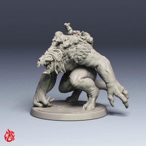 Verschrikking rattenkoning | RPG-miniaturen voor DnD-wargames op tafel | 32 mm schaalverdeling | F274