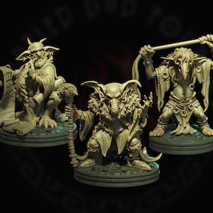 Goblin Council | miniature for fantasy rpg tabletop games, 28-32 mm scale