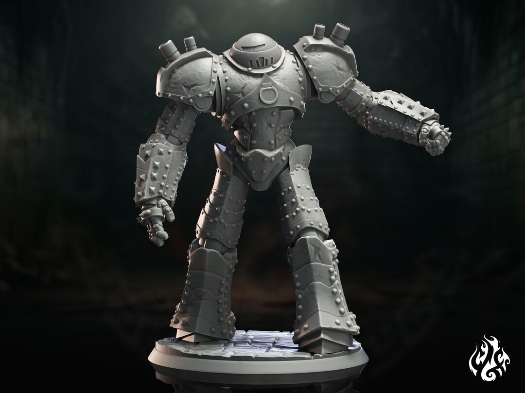 Iron Golem Juggernaut | RPG Miniatures for Dnd Tabletop Wargames | 32 ...