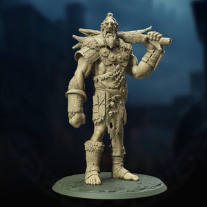 Hill Giant | miniature for fantasy rpg tabletop games, 28-32 mm scale | F780