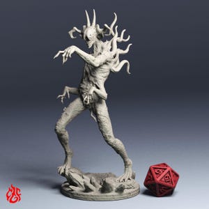 Night Walker Miniature: 3D Printed Resin RPG Figure (32 mm scale  Scale, 102mm Height) | F819