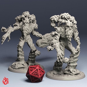 Forest Ents | RPG miniatures for DnD tabletop wargames | 32 mm scale | F610