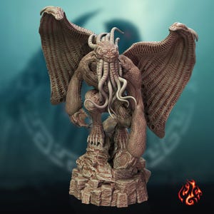 Cthulhu | RPG miniatures for DnD tabletop wargames | 32 mm scale | F507