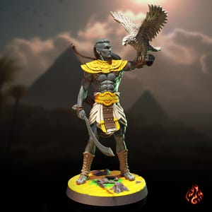 Ammon The Ranger | miniature for fantasy rpg tabletop games, 28-32 mm scale | F161
