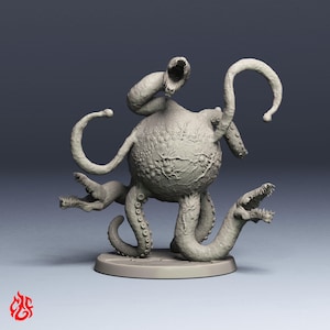 Deepspawn / Miniaturas de rol para juegos de guerra de mesa DnD / Escala de 32 mm / F305