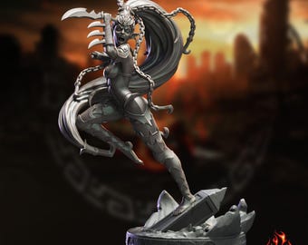 Lilith, Queen of Knives Miniature: Sci-Fi RPG, Wargame (28-32mm Scale) | S25