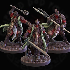 Death Knights | miniature for fantasy rpg tabletop games, 28-32 mm scale | F394