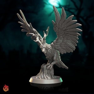 Peryton | miniature for fantasy rpg tabletop games, 28-32 mm scale