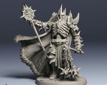 Lord Rubius the Skeleton Lord | RPG miniatures for DnD tabletop wargames | 32 mm scale | F397