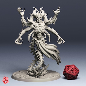 Mephisto, Hatets Herre | RPG-miniatyrer för DnD-bordskrigsspel | 32 mm skala | F880