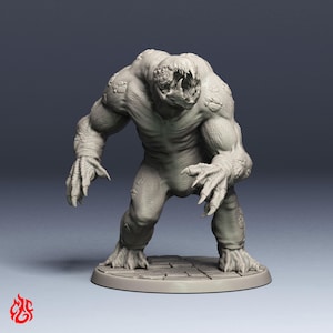 Renderizado gris / Miniaturas de rol para juegos de guerra de mesa DnD / Escala de 32 mm / F463