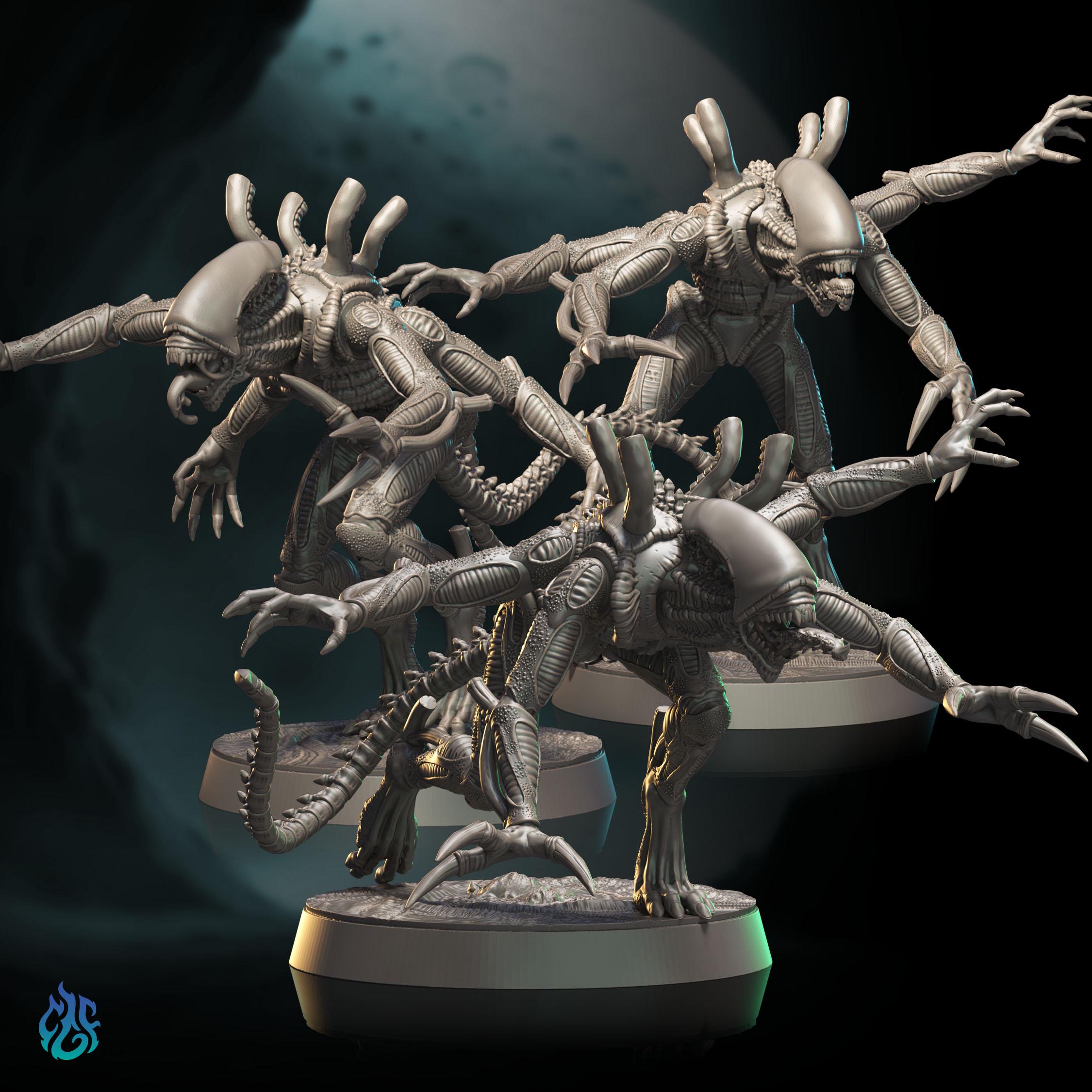 Xenomorph Nilvorax Broodlings | Sci-fi RPG Tabletop Wargame