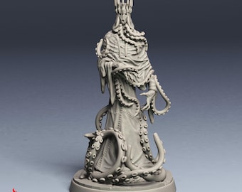 Gele koning | RPG-miniaturen voor DnD-wargames op tafel | 32 mm schaalverdeling | F484