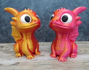 Toothless Baby Dragon - Fantasy Decor - Desk Toy - Cute Pet - Gifts For Dragon Lovers