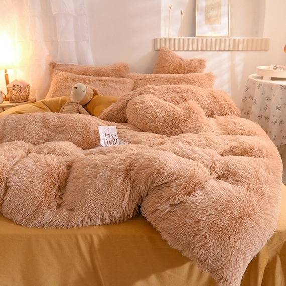 Fluffy bed covers deals