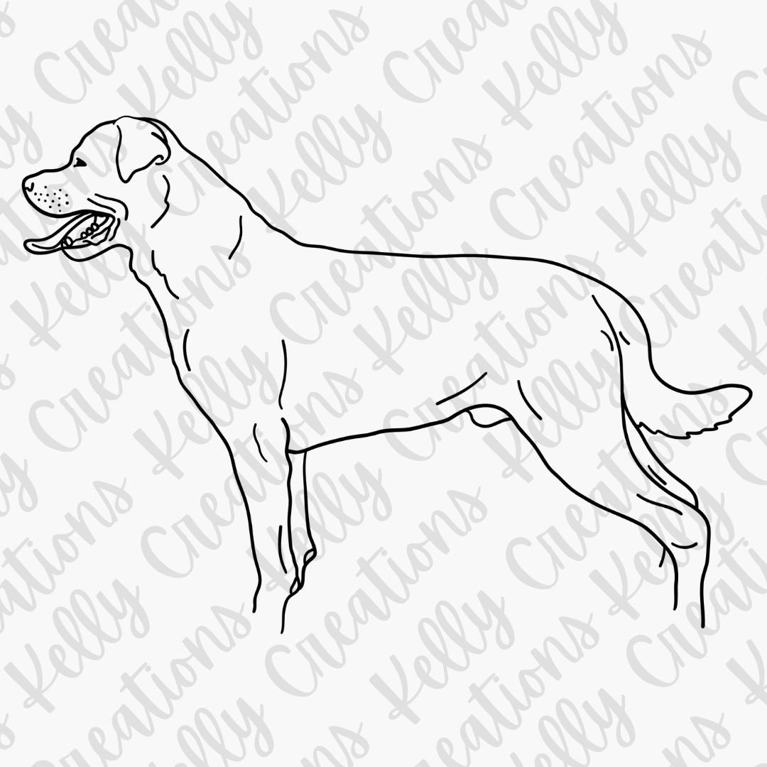 Rottweiler Dog Outline PNG Bundle - Etsy