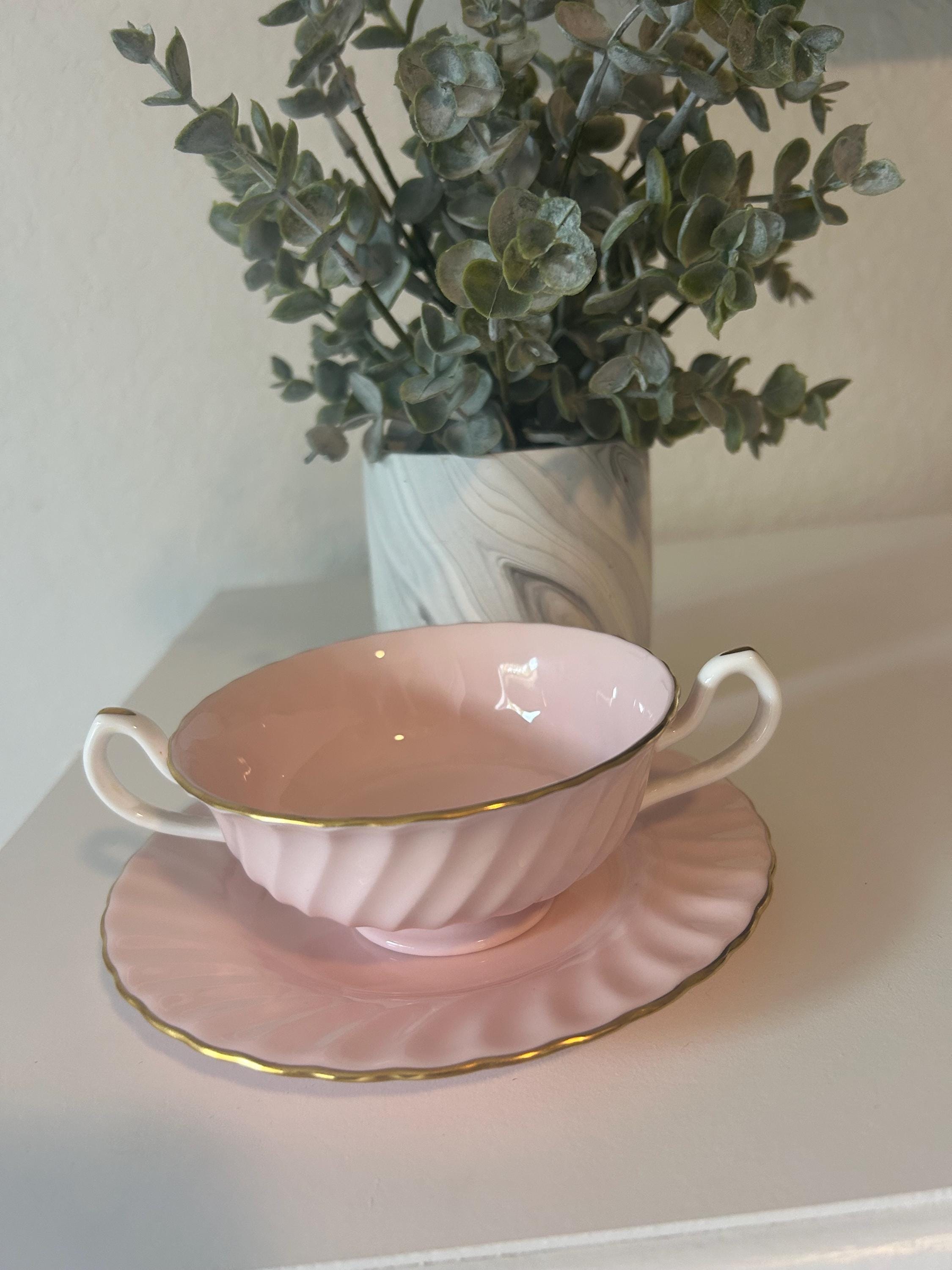 ヴィンテージ ミントン ファイフ ティーカップ ソーサー & プレート