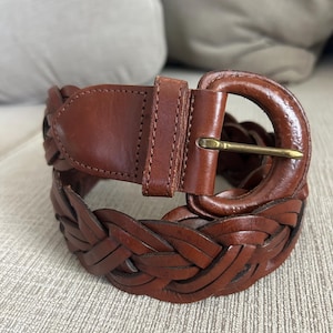 VINTAGE COACH leather braided classic work wear belt 40 Coach | Accessories | Coach Black Leather Belt | Poshmark main image 3