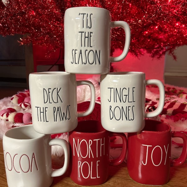 Rae Dunn Mugs Christmas