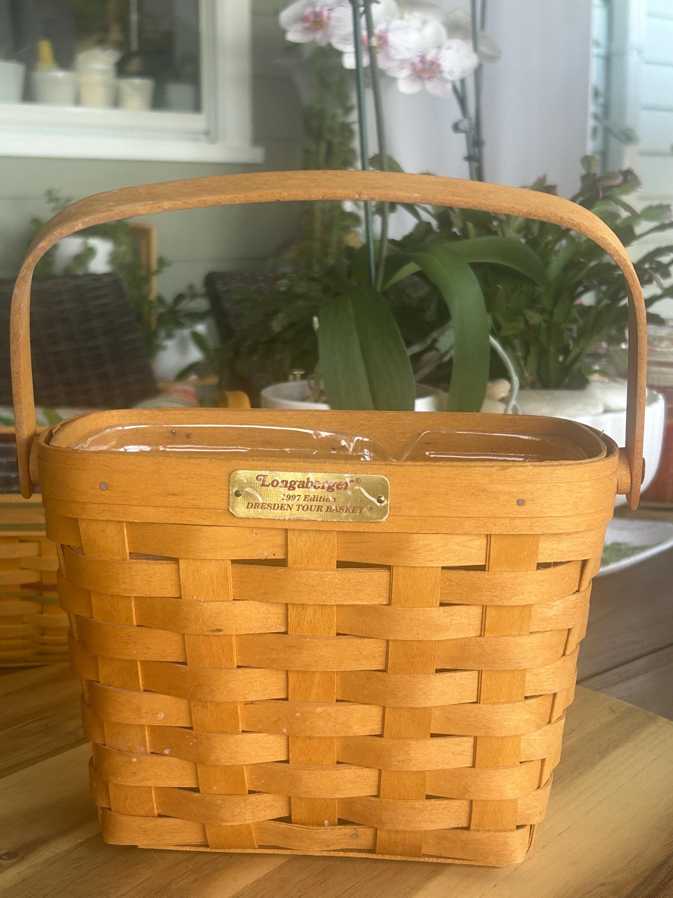 ロンガバーガー♪1997年製 Longaberger Mothers Day Basket In Longaberger Baskets (1995-1999 小物入れ