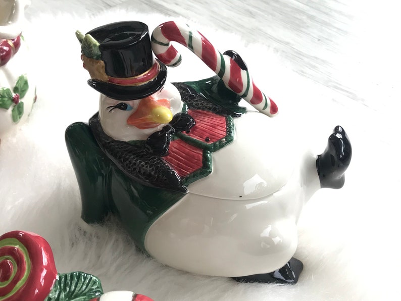 Fitz and Floyd Fun Penguin Candy Dish With Lid Etsy