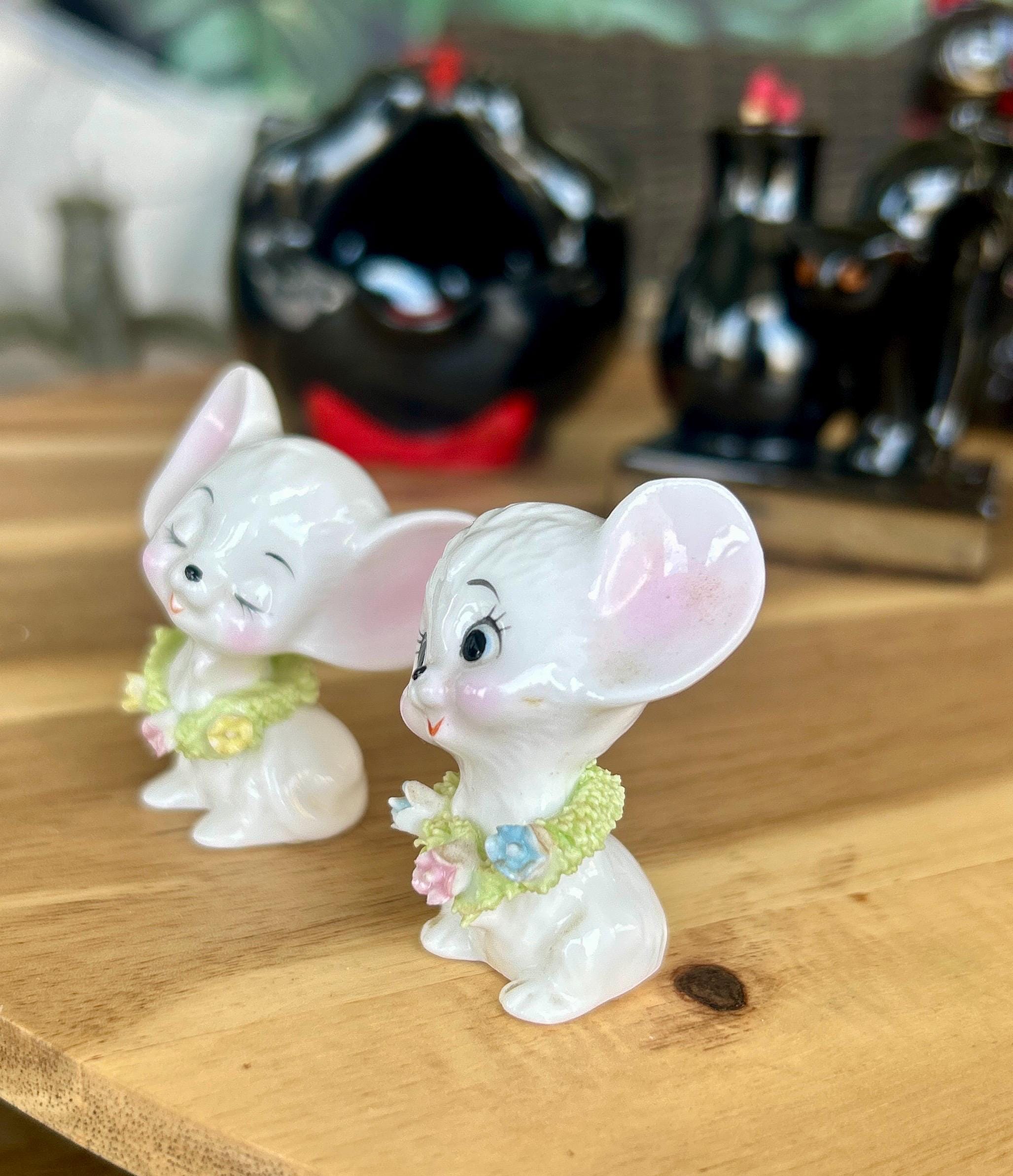 Vintage Bone China Figures, Japan - Etsy